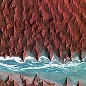 Namib Desert,satellite image