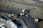 Surface coal mine,Wyoming,USA