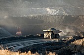Surface coal mine,Wyoming,USA