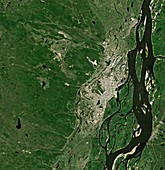Sakha Republic,Russia,satellite image