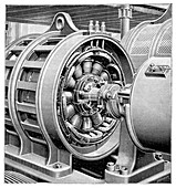 Electricity transformer,19th century