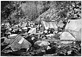 Indian camp,Klondike Gold Rush,1900