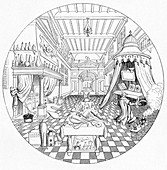 16th Century alchemist's laboratory