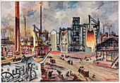 19th Century ironworks,Germany,artwork