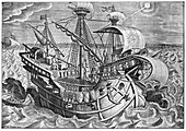 16th Century sailors,historical artwork