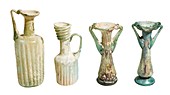 4th century glass juglets and bottles