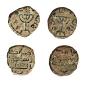 coin depicting Menorah