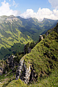 Mountain valley,Switzerland
