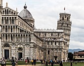 Leaning Tower of Pisa and cathedral