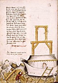 Building the Ark,medieval manuscript