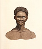 African boy,19th century artwork