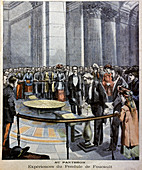 Foucault's pendulum,Paris,illustration