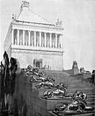 Mausoleum at Halicarnassus,illustration