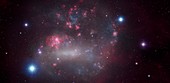 Artwork of the Large Magellanic Cloud