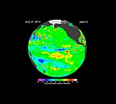 La Nada climate pattern,satellite image