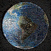 Wave at Earth mosaic