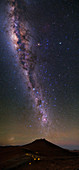 Milky Way over Paranal observatory,Chile