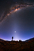 Milky Way and Venus over Atacama Desert