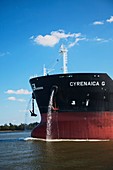 Cargo shipping on the Mississippi River