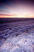 Sunrise over a frozen Beaufort Sea