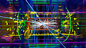 Particle collision event,ATLAS detector