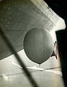 Weather balloon launch from Graf Zeppelin