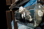 ISS Columbus module installation,2008