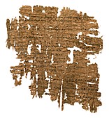 Ancient music papyrus