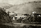Pedro II railway,Brazil,illustration