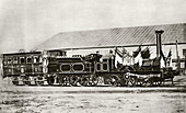 Napoleon III's train,historical image