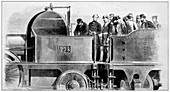 Napoleon III inspecting train