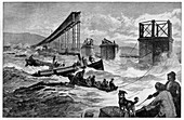 Tay Bridge rail crash,Scotland,1879