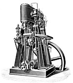 Shanks steam engine,19th century
