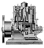 Westinghouse steam engine,19th century