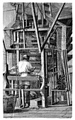 Jacquard loom,19th century