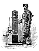 Testing pumps,19th century