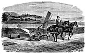 Experimental harvester,19th century