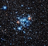 Open star cluster NGC 3766,optical image