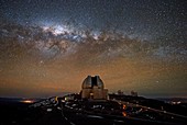 Milky Way over the MPG ESO telescope