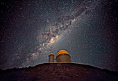 Milky Way over the ESO Telescope,Chile