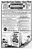 Borax detergent advert,1911