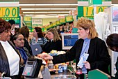 Supermarket cashier