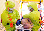 Major emergency decontamination training