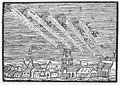 Comet of 1680,historical illustration