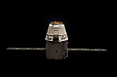 SpaceX Dragon capsule,astronaut photo