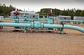 Gas pipeline in Alberta,Canada