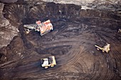 Tar sands deposits being mined