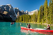 Moraine Lake in the Canadian Rockies