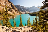 Moraine Lake in the Canadian Rockies