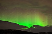 Aurora borealis and comet,Norway